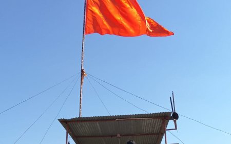 पुर कुम्हारिया खेड़ा में हनुमान जन्मोत्सव धूमधाम से मनाया 15×15 फीट का भव्य ध्वज फहराया, खीर का भोग लगाकर प्रसाद वितरण