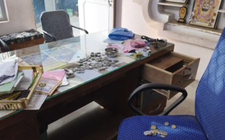 निजि विधालय से दो लाख रूपए की नगदी चोरी