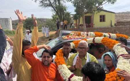 गृह राज्यमंत्री जवाहर सिंह बेढम का भुसावर में भव्य स्वागत