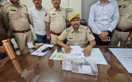 तखतगढ़ में अवैध हथियारों पर पुलिस का शिकंजा कसा;  एक पिस्टल दो कारतूस के साथ आरोपी गिरफ्तार