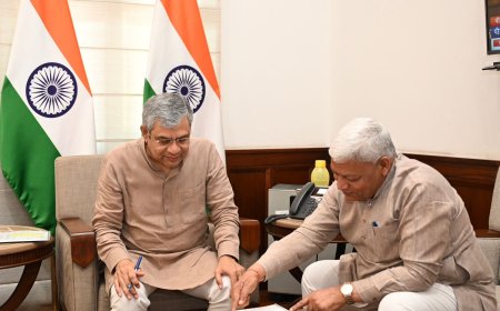 भीलवाड़ा की रेल माँगों पर तेज़ी आएगी काम की रफ्तार; सांसद अग्रवाल ने रेल मंत्री से मुलाक़ात कर रखी 10 बड़ी मांगें, जनता की ओर से जताया आभार