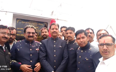 62 बीघा में आधुनिक न्यायालय परिसर का भूमि पूजन, बार की नई कार्यकारिणी ने संभाली कमान