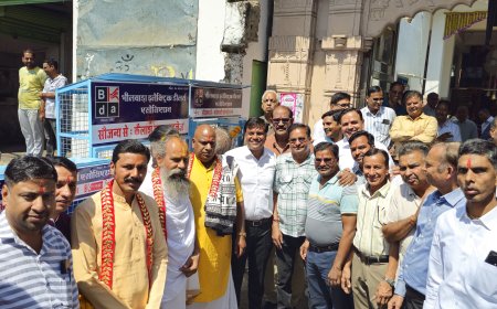 भीलवाड़ा इलेक्ट्रिक डीलर्स एसोसिएशन ने शुरू की जल सेवा; 1 लाख लीटर शुद्ध पानी से तीन माह तक बुझाई जाएगी आमजन की प्यास