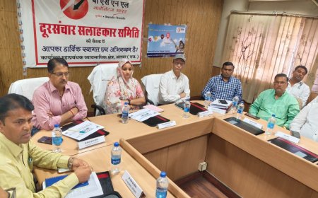 बीएसएनएल सेवाओं में सुधार के निर्देश, सांसद संजना जाटव ने ली समीक्षा बैठक