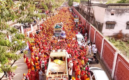 भीलवाड़ा में शिवभक्ति की गंगा अविरल बही, मातृशक्ति के 2100 मंगल कलशों से गूंज उठा नगर