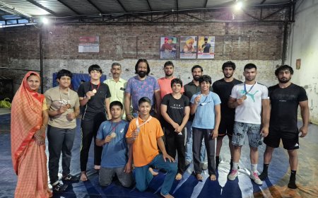 जयपुर में आयोजित प्रतियोगिता में भीलवाड़ा के पहलवानों ने जीते 7 पदक; 4 स्वर्ण और 3 रजत पर कब्जा