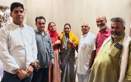 सांसद संजना जाटव ने विरोधी खेमे के घर पहुंचकर दिया मानवीयता का संदेश, सुनीता खंडेलवाल का जाना हालचाल