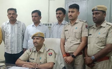 तखतगढ़ पुलिस की बड़ी कार्यवाही; वांछित अपराधियों के विरुद्ध अभियान: शातिर नकबजन, पोक्सो एक्ट का आरोपी और अवैध हथियार सप्लायर गिरफ्तार