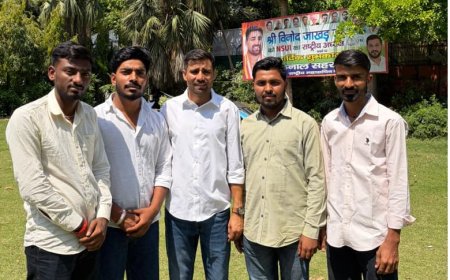 भारतीय राष्ट्रीय छात्र संगठन (NSUI) के स्थापना दिवस पर राष्ट्रीय अध्यक्ष से की मुलाकात