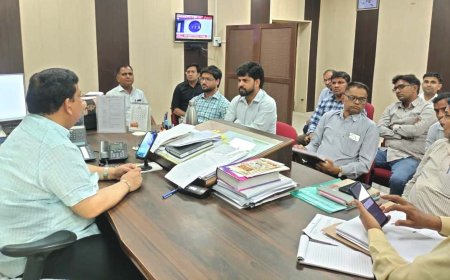 फसल खराबे के सर्वे को लेकर समीक्षा बैठक सम्पन्न; किसानों को समय पर प्रधानमंत्री फसल बीमा योजना का मिले लाभ-एडीएम