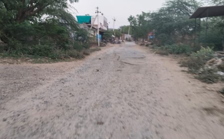 रगसपुरिया-बासड़ा मार्ग पर मौत का सफर: बदहाल सड़क और नहर किनारे सुरक्षा का अभाव, ग्रामीणों में भारी रोष