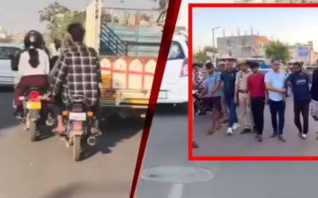 रील बनाने के चक्कर में युवती से छेड़खानी करने वाले चार आरोपी गिरफ्तार; जयपुर पुलिस ने लिया 'स्वतः संज्ञान'; टोंक के जंगलों से दबोचे गए मनचले