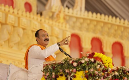 पैसे वाला होना आसान है, लेकिन सच्चा अमीर वही है जिसे सुकून की नींद, स्वस्थ शरीर और संतोषपूर्ण जीवन प्राप्त हो- कथा वाचक मिश्रा