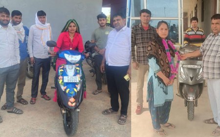 कालीबाई भील स्कूटी योजना में शिव महाविद्यालय  की छात्राओं ने बढ़ाया मान, जिले में किया नाम रोशन