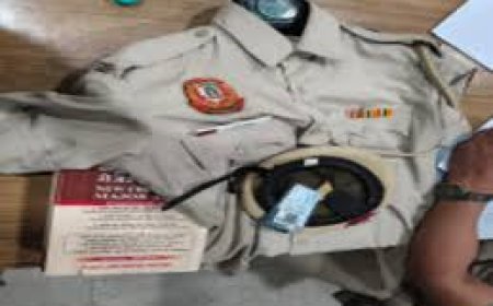 फर्जी पुलिस गैंग का खुलासा: ठगों को ले जा रहे तीन फर्जी पुलिसकर्मी गिरफ्तार, तीन ह​थियार लहराते हुए भागे