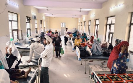 गोविंदगढ़ सीएचसी में लड़का होने की 'खुशी' के नाम पर वसूली: प्रसूता और परिजनों ने  स्टाफ पर लगाया पैसे मांगने का आरोप; अधिकारी बोले- जांच की जा रही है