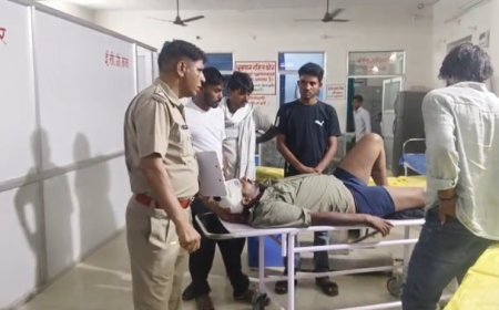 रेलवे के अंडरपास के समीप अज्ञात बदमाशों ने दो युवको पर किया हमला, अलवर रेफर