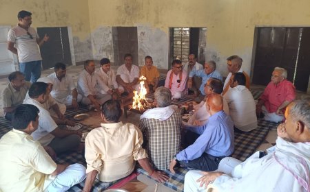 महुवा में हवन-पूजन के साथ मनाया भगवान परशुराम जन्मोत्सव; 22 अप्रैल को निकलेगी भव्य शोभायात्रा