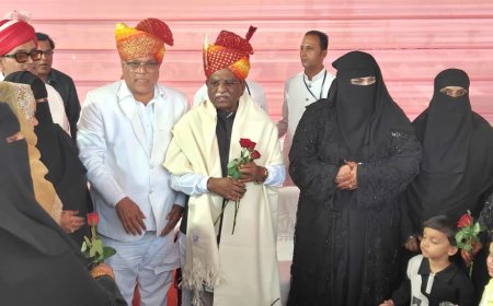 विधायक जाकिर हुसैन गैसावत के पारिवारिक विवाह समारोह में उमड़ा जनसैलाब, राज्यपाल और पूर्व मुख्यमंत्री ने कि शिरकत