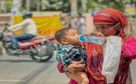 अप्रैल में जून जैसी तपिश, 39 डिग्री के पार पहुंचा पारा, लू और प्रदूषण ने बढ़ाई मुश्किले