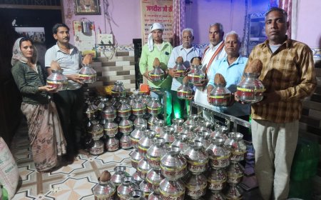 हलैना में मच्छिंद्रनाथ कलश पूजन, 2 मई को निकलेगी कलश यात्रा