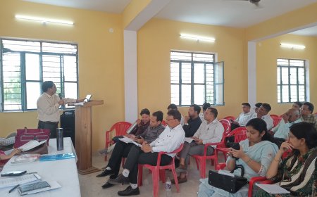 गोविंदगढ़ में दो दिवसीय 'सत्रारंभ वाकपीठ संगोष्ठी':सीबीईओ ने शाला दर्पण अपडेट रखने और प्रभावी मॉनिटरिंग पर जोर दिया