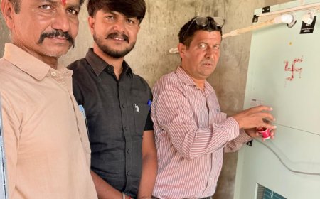 मानवीय पहल: कठूमर विद्यालय स्टाफ ने पेश की मिसाल, 35 हजार की लागत से छात्रों को भेंट किया वाटर कूलर