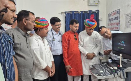 जहाजपुर उपजिला चिकित्सालय में नई सोनोग्राफी मशीन का शुभारंभ, मरीजों को मिलेगी बड़ी राहत