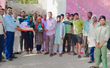 बसेठ गांव में सर्व समाज हेल्प टीम की पहल: दो बेटियों की शादी के लिए जुटाए 85 हजार से अधिक रुपए