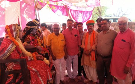 पूर्व सांसद कोली ने की शिव-पार्वती की पूजा-अर्चना; पूर्व सांसद कोली एवं पूर्व जिला प्रमुख गोयल का सम्मान