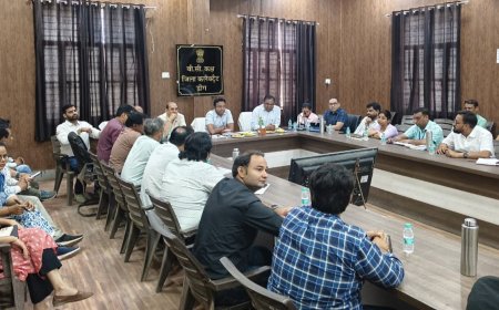 जिला स्वास्थ्य समिति की बैठक में  जिला कलेक्टर ने चिकित्सा व्यवस्थाओं की समीक्षा