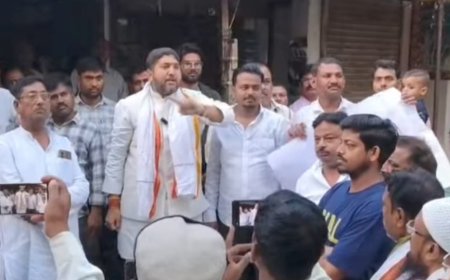 सियासी भंवर में भोपा बाजार ओवरब्रिज: 'Y' से 'L' मॉडल के फेर में फंसा विकास, आंदोलन की राह पर व्यापारी