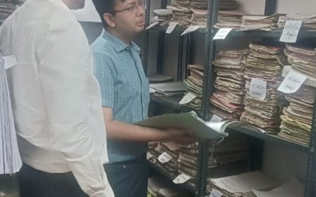 उपखंड कार्यालय व थाना टपूकड़ा का निरीक्षण, लंबित प्रकरणों के त्वरित निस्तारण के निर्देश