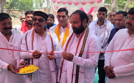 रामगढ़ विधायक सुखवंत सिंह ने किया करोड़ों के विकास कार्यों का लोकार्पण; बेराबास और ठेंगी का बास को मिली पंचायत भवन की सौगात