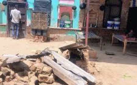 कामां के लेवड़ा गांव में दर्दनाक हादसा; कच्ची रसोई ढहने से मलबे में दबकर दो मासूम भाई-बहन की मौत