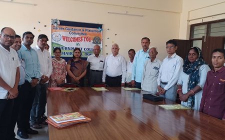 खैरथल महाविद्यालय में हुआ विकास समिति की बैठक का आयोजन