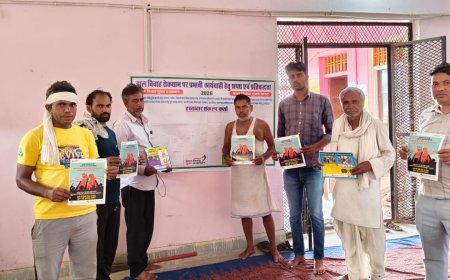 लक्ष्मणगढ़ में बाल विवाह के विरुद्ध जागरूकता अभियान: ग्रामीणों ने हस्ताक्षर कर लिया कुप्रथा मिटाने का संकल्प, शिव शिक्षा समिति द्वारा पोस्टरों के माध्यम से किया गया जागरूक