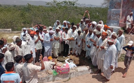 सकट के प्राचीन ख़ाक नाथ बाबा मंदिर में भामाशाह ने यज्ञशाला निमार्ण कार्य के लिए रखीं आधारशिला