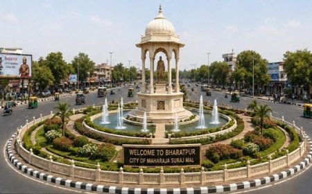 भरतपुर के रेड क्रॉस सर्किल का सवाई जयसिंह सर्किल जयपुर की तर्ज पर हो विकास