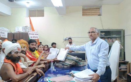 उदयपुरवाटी में गूँजा ‘गौ माता की जय’ का उद्घोष: 15,332 हस्ताक्षरों के साथ तहसीलदार को सौंपा ज्ञापन