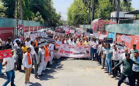 भीलवाड़ा में गौ भक्ति का ज्वार: हजारों श्रद्धालुओं ने निकाली संकीर्तन रैली, संतों के सानिध्य में 11 बजे गूँजा ‘जय गौ माता’ का उद्घोष