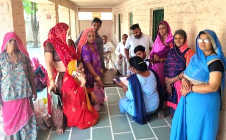 टीबी मुक्त भारत अभियान के तहत अठीयासन और चेनार में शिविर आयोजित, 734 ग्रामीणों की हुई जांच