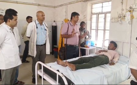 मौसमी बीमारियों को देखते हुए उप निदेशक ने किया निरीक्षण दिए आवश्यक दिशा-निर्देश