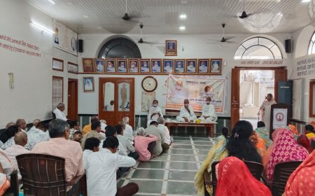 मुनि प्रसन्न कुमार जी की गुणानुवाद सभा में उमड़ा जन-सैलाब, श्रद्धा और संकल्प के साथ दी गई श्रद्धांजलि