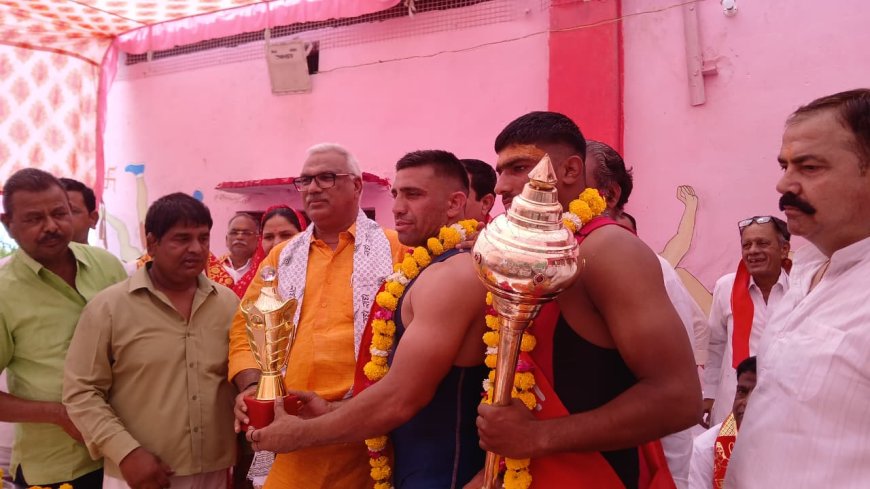 राज्यमंत्री जवाहर सिंह बेढ़म ने किया नव अखाड़े का उद्घाटन, कुश्ती परंपरा को आगे बढ़ाने पर दिया जोर