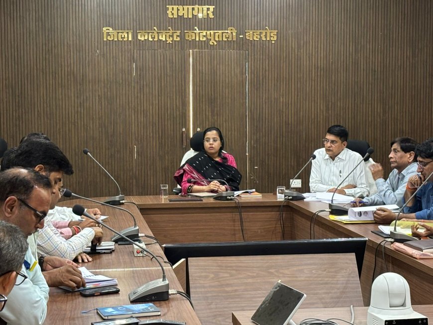 आईएएस अपर्णा गुप्ता ने संभाला कोटपूतली-बहरोड़ के जिला कलक्टर का पदभार