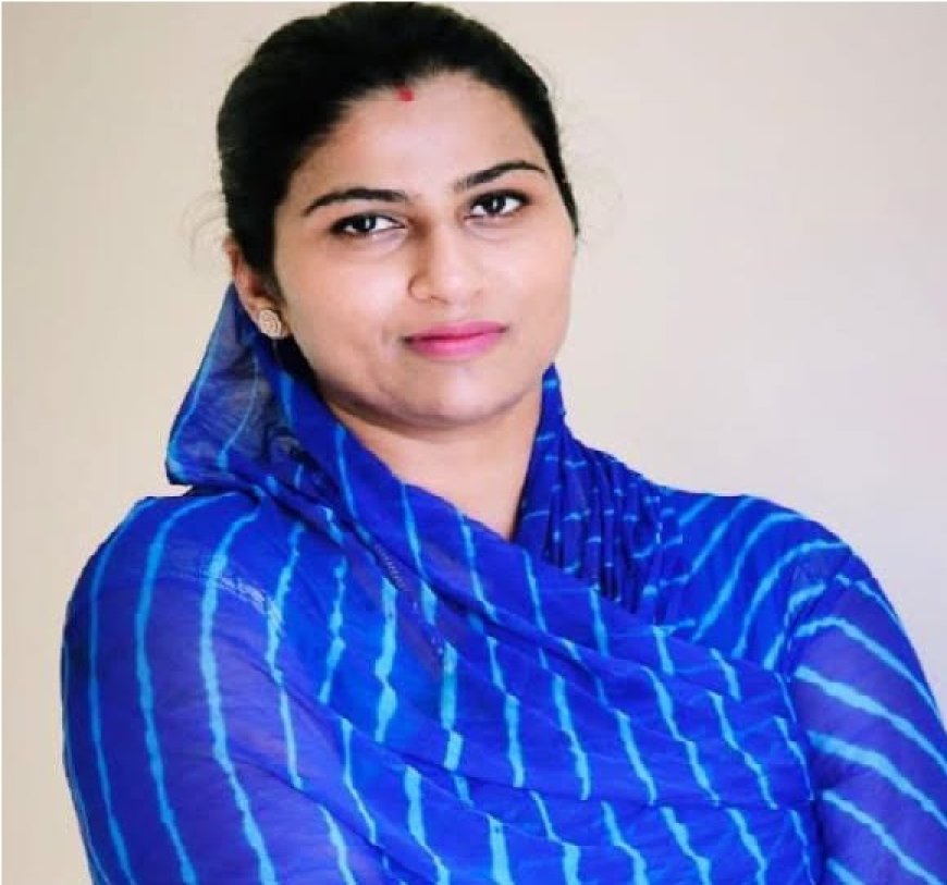 हंसिका गुर्जर बनी भाजपा महिला मोर्चा  प्रदेश मंत्री