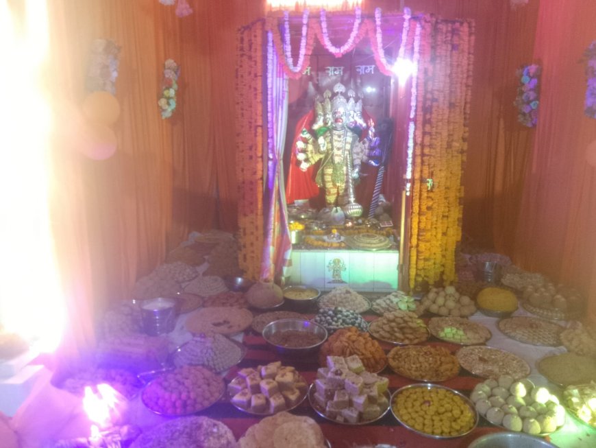 पंचमुखी  हनुमान मंदिर पर भव्य धार्मिक महोत्सव संपन्न,  सुंदरकांड पाठ,  महाआरती और महाप्रसादी का विशेष आयोजन