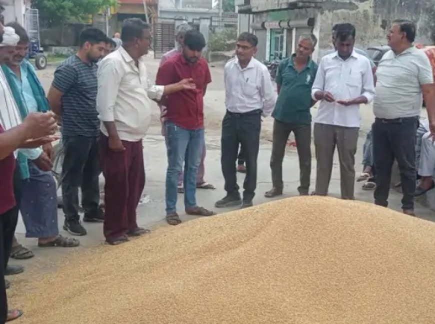 गोविंदगढ़ में शुरू नहीं हुई गेहूं की खरीद: मंडी में अव्यवस्था से किसान परेशान, सस्ते में फसल बेचने को मजबूर