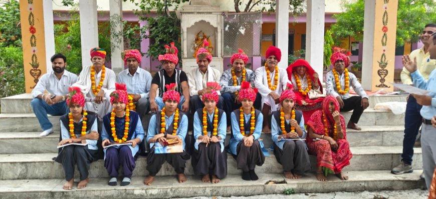 राजकीय बालिका उच्च माध्यमिक विद्यालय, वैर में मेधावी छात्राओं के सम्मान में भव्य रैली का आयोजन